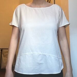Banana Republic White Blouse